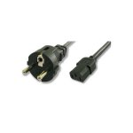 Καλώδιο τροφοδοσίας  Powertech  3x 1mm² μαύρο, 1.5m