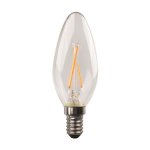 Λάμπα LED Eurolamp κεράκι Crossed Filament 4.5W E14 4000K 220-240V